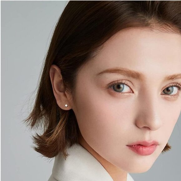 Screw on Earring Backs for Women,Hypoallergenic Surgical Steel Stud Earrings Bal - Picture 6 of 7